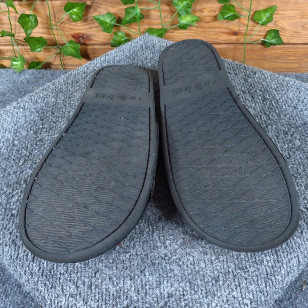 Adidas Adilette Comfort Mens Slide Sandals Size 10 Gym Shower Core Black S82137